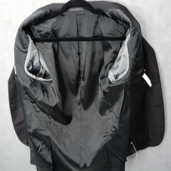 Calvin Klein men's two button jacket blazer black - Picture 5 of 7